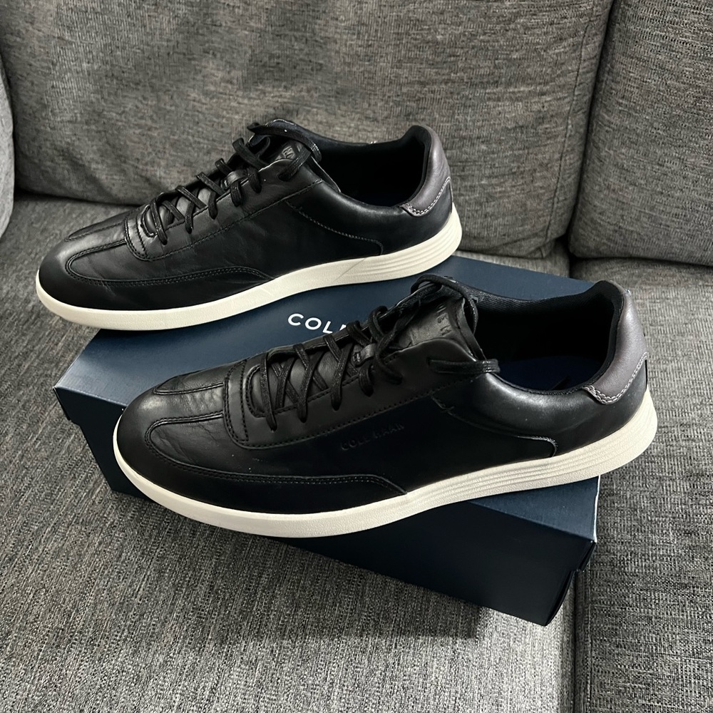 Come Haan Grand Crosscourt Turf sneaker 11.5 black Perfect brand new condition!